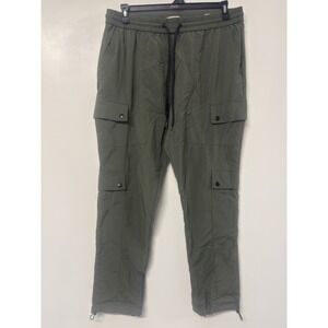 PACSUN Gorpcore Cargo Pants Mens Multi Pocket Grunge outdoor‎ wear green XL #23